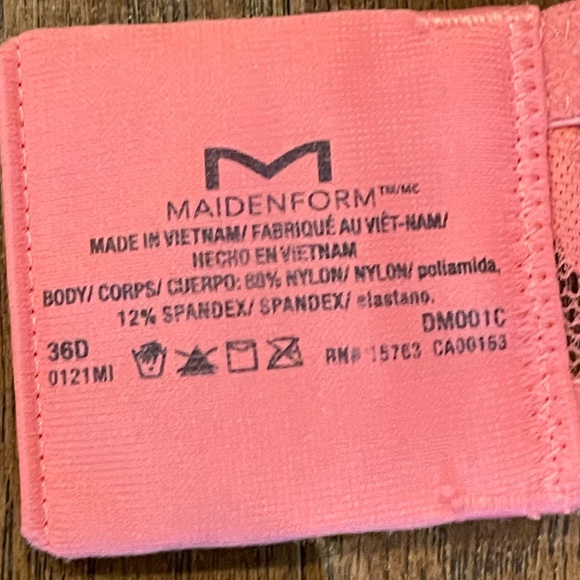 Maidenform Lace Push Up Underwire Bra 2-pack 36D New without Tags - Picture 3 of 8